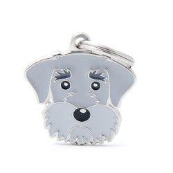 Medaglietta cane Schnauzer Pepe e Sale - Prodotto