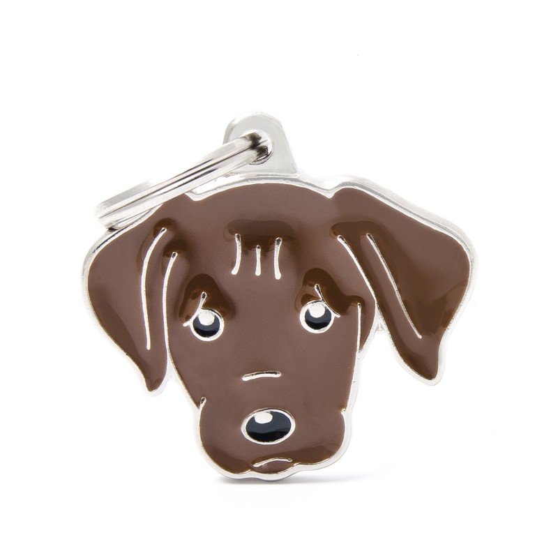 Medaglietta cane Labrador Cioccolato - Prodotto