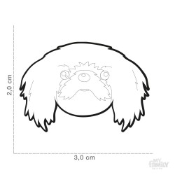 Medaglietta cane Pechinse - Dimensione
