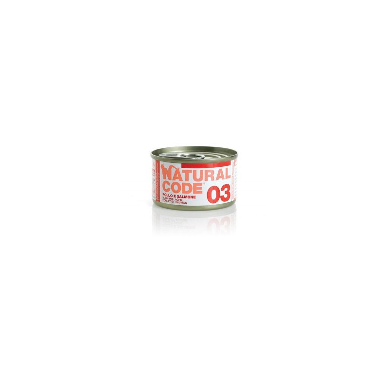 Natural Code 03 Pollo e Salmone 85 gr