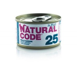 Natural Code 25 Pollo Sardine 85 gr