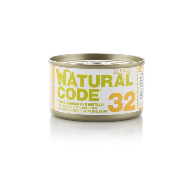 Natural Code 32 Tonno, Amaranto e Mirtilli 85 gr