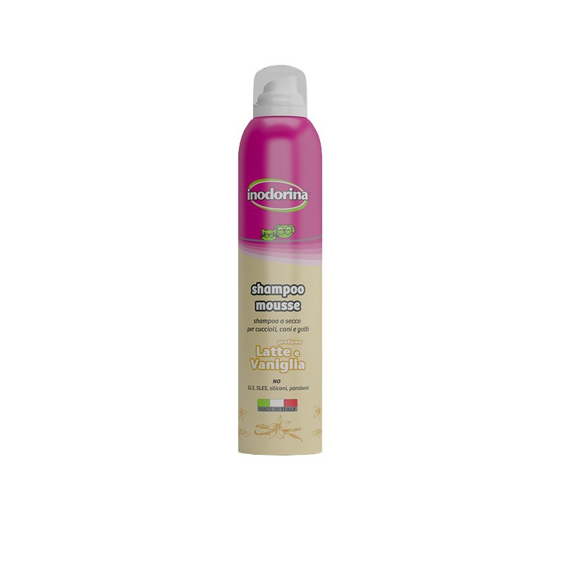 Inodorina shampoo mousse latte