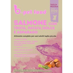Adult small Salmone con trota, patata dolce e asparago