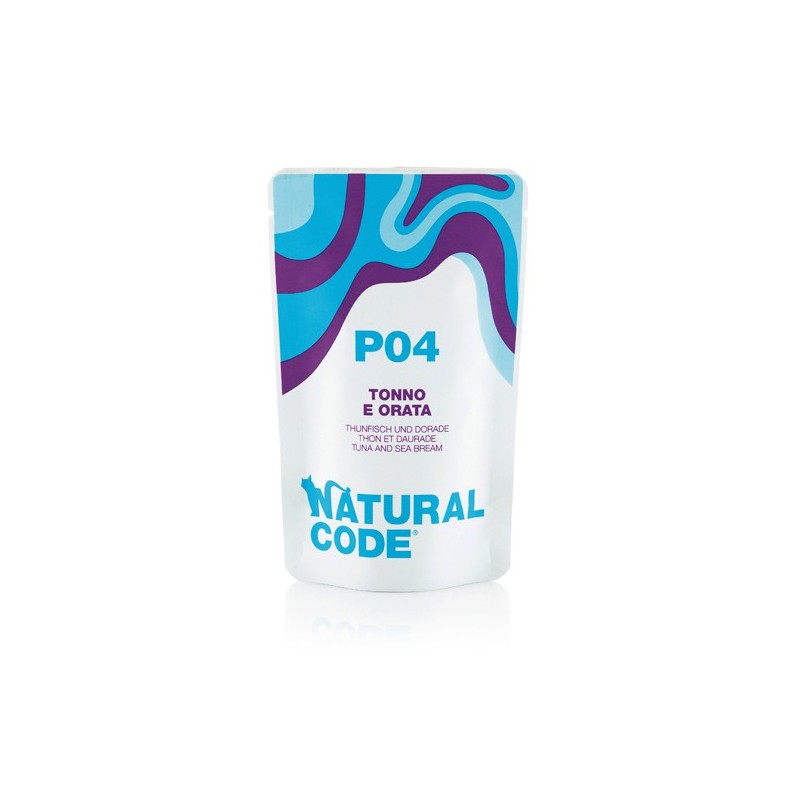 Natural Code P04 Tonno e orata 70 gr