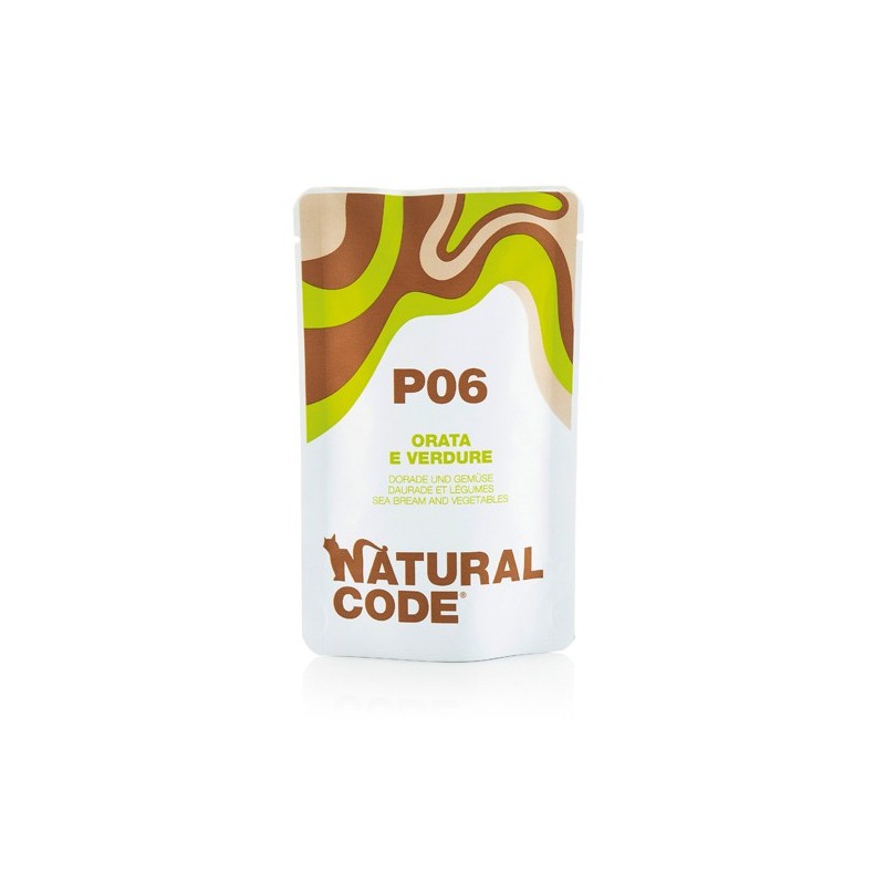 Natural Code P06 Orata e verdure 70 gr