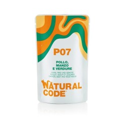 Natural Code P07 Pollo, manzo e verdure 70 gr