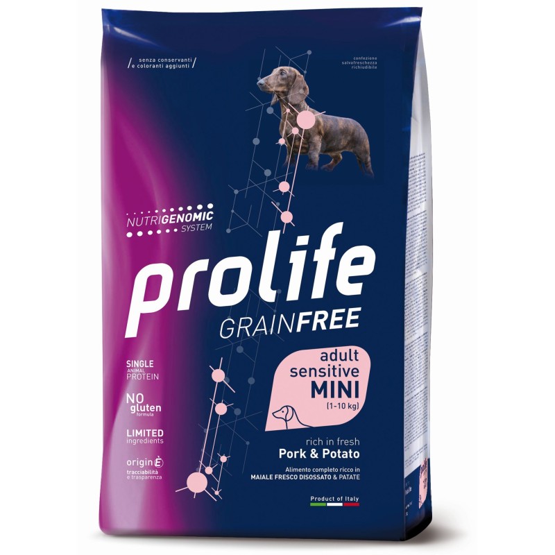 Prolife Grain Free Adult Sensitive Pork & Potato - Mini