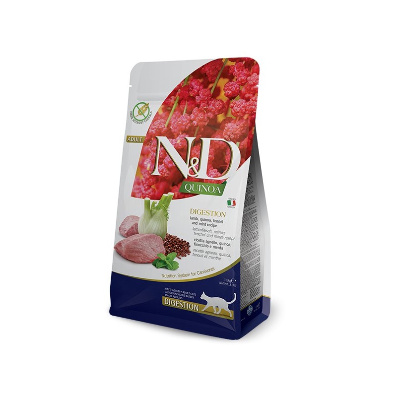 Farmina N&D Quinoa Digestion Agnello, quinoa, finocchio e menta 300 gr