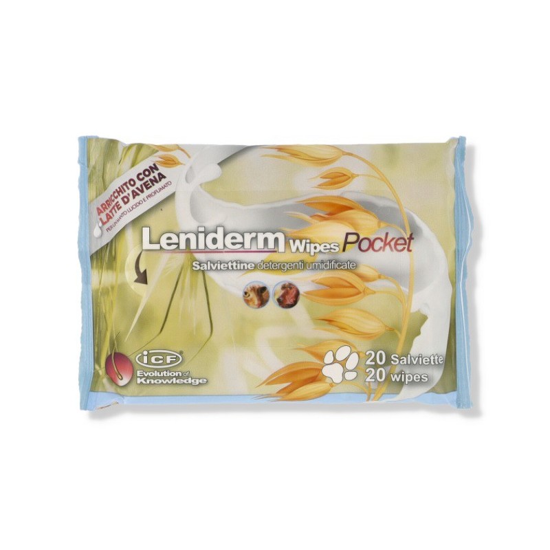 Leniderm wipes pocket 20pz