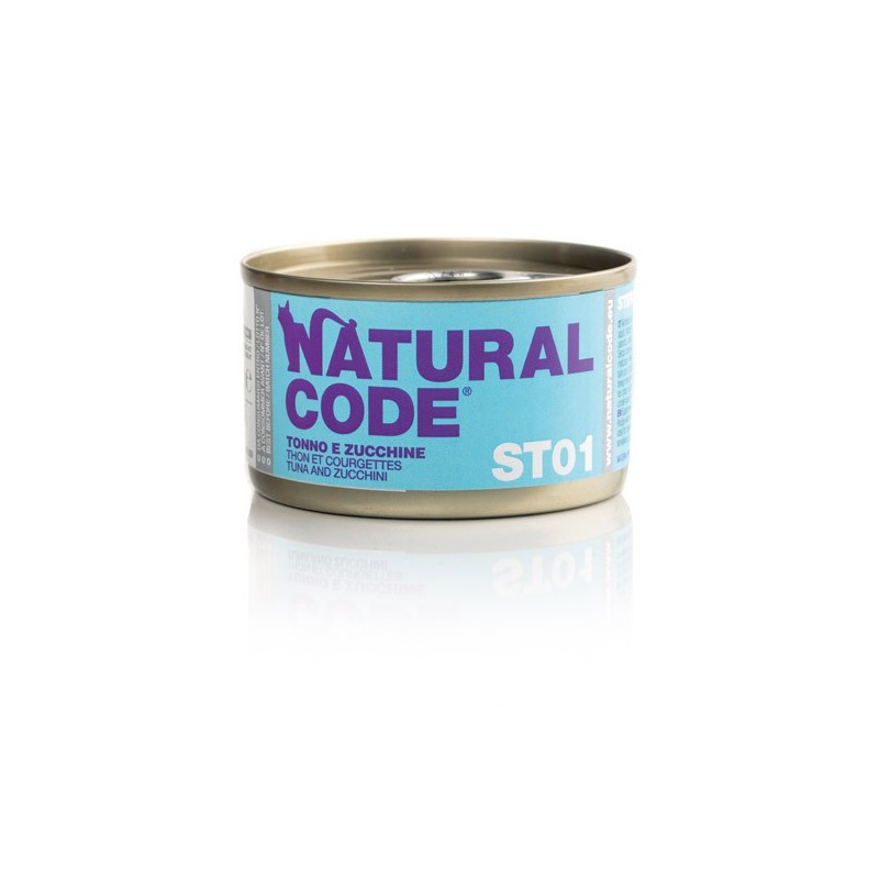 Natural Code ST01 Tonno e Zucchine 85 gr
