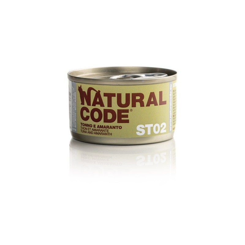 Natural Code ST02 Tonno e Amaranto 85 gr