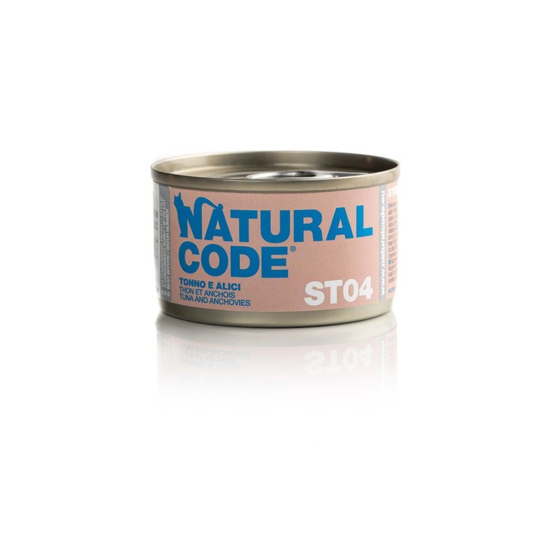 Natural Code ST04 Tonno e Alici 85 gr