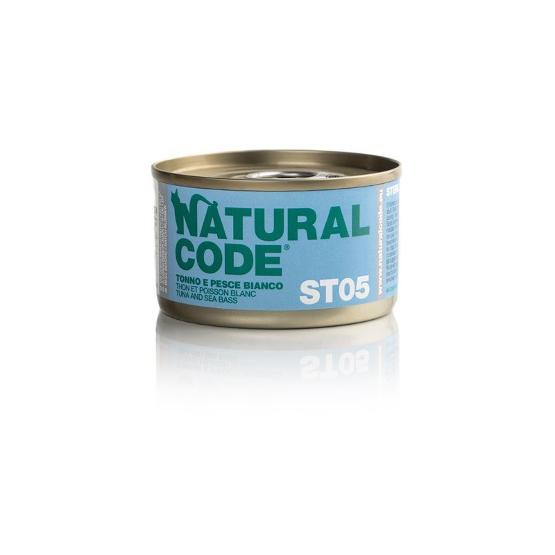Natural Code ST05 Tonno e Pesce Bianco 85 gr