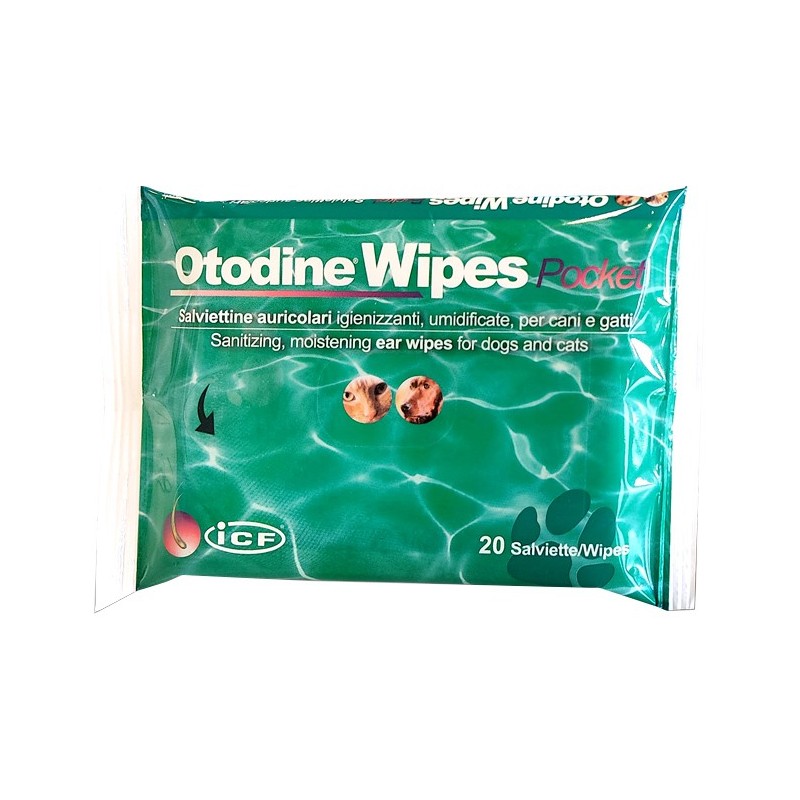 Otodine wipes pocket 20pz