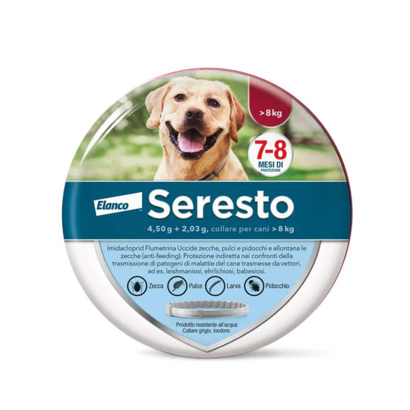Seresto Cani 1,25+0,56g 1-8 kg