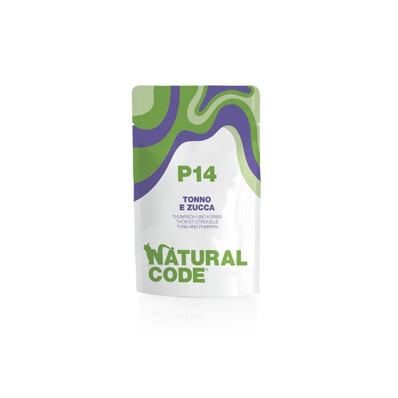Natural Code P14 Tonno e Zucca 70 gr