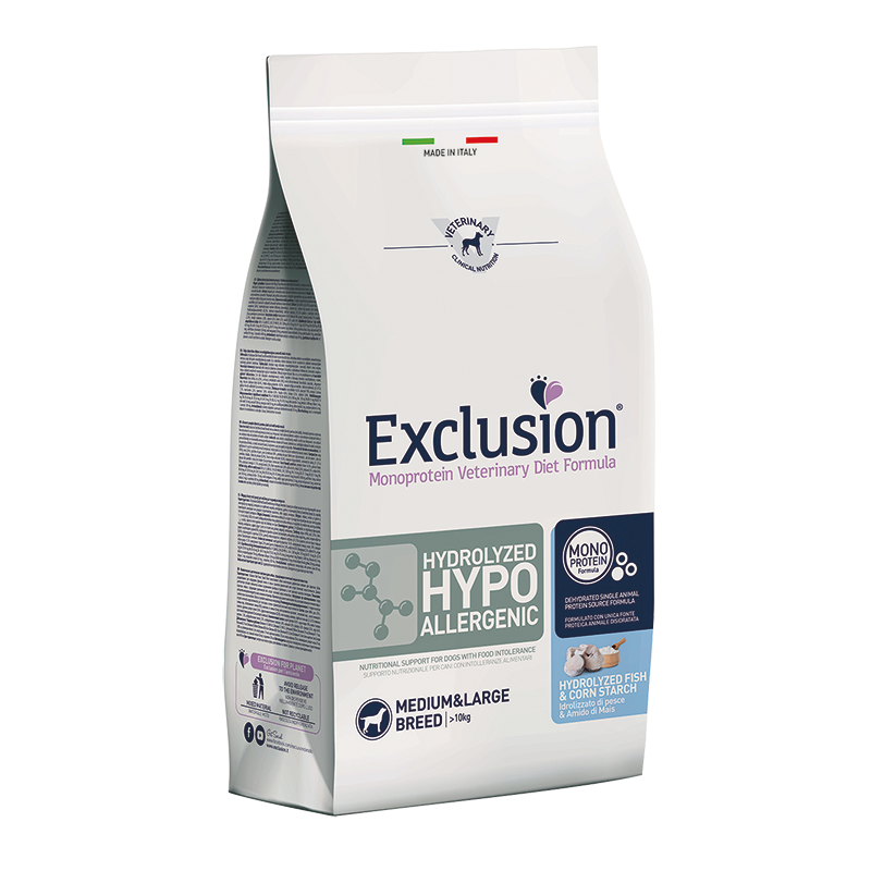 Exclusion Diet Hydrolyzed Hypoallergenic Medium&Large Breed 2 kg