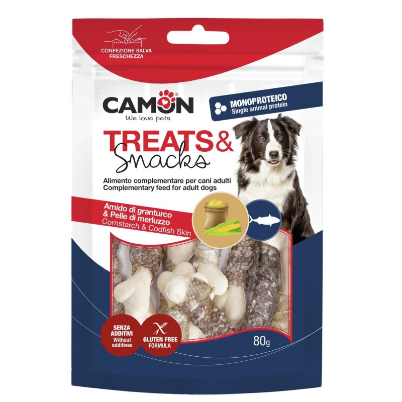 Ossicini arrotolati con pelle di merluzzo 80 gr