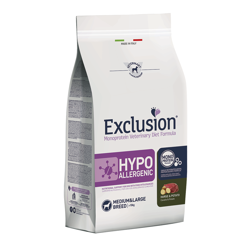 Exclusion Diet Hypoallergenic Horse and Potato Medium&Large Breed 2 kg