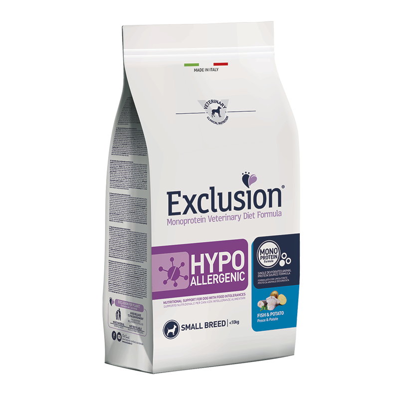 Exclusion Diet Hypoallergenic Fish and Potato Small Breed 2 kg