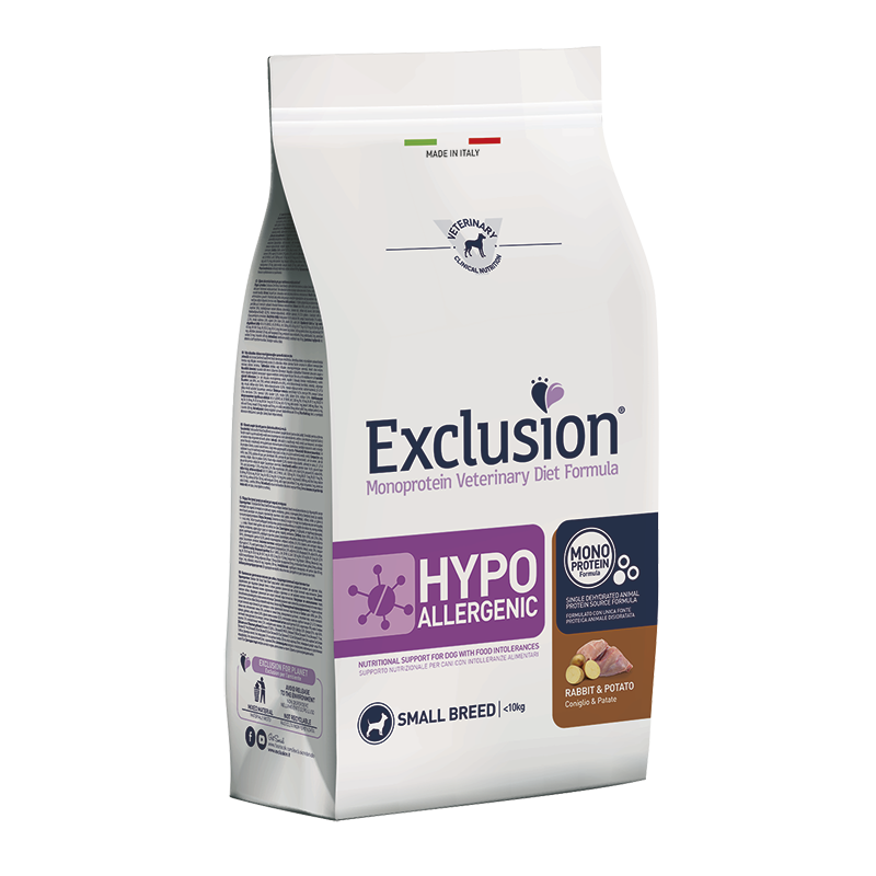 Exclusion Diet Hypoallergenic Rabbit and Potato Small Breed 2 kg