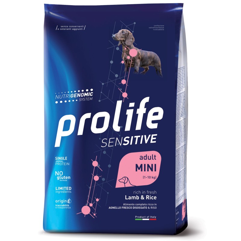 Prolife Sensitive Adult Lamb & Rice - Mini 2 kg