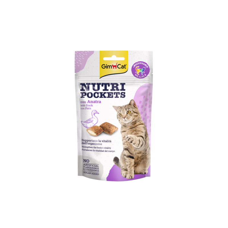 GimCat Nutri Pockets Anatra 60 gr