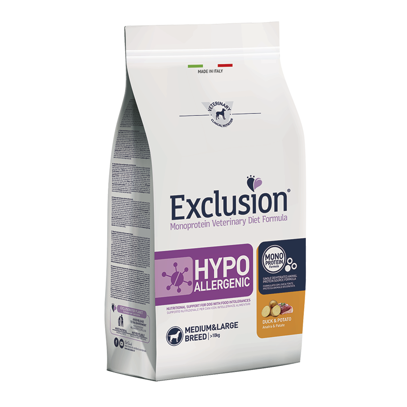Exclusion Diet Hypoallergenic Duck and Potato Medium&Large Breed 2 kg