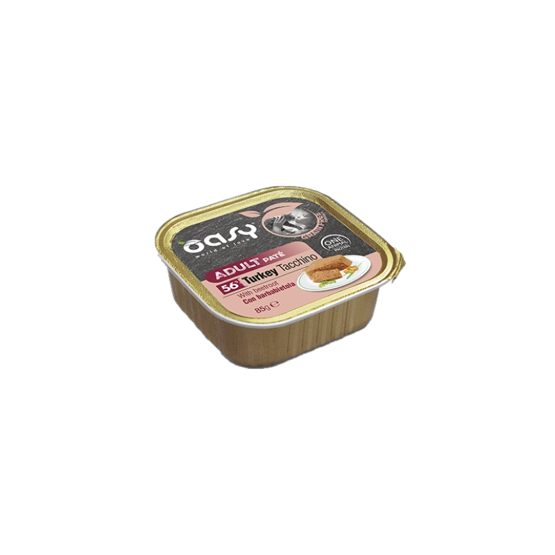 Oasy Patè Grain Free Formula Adult Tacchino con Barbabietola 85 gr