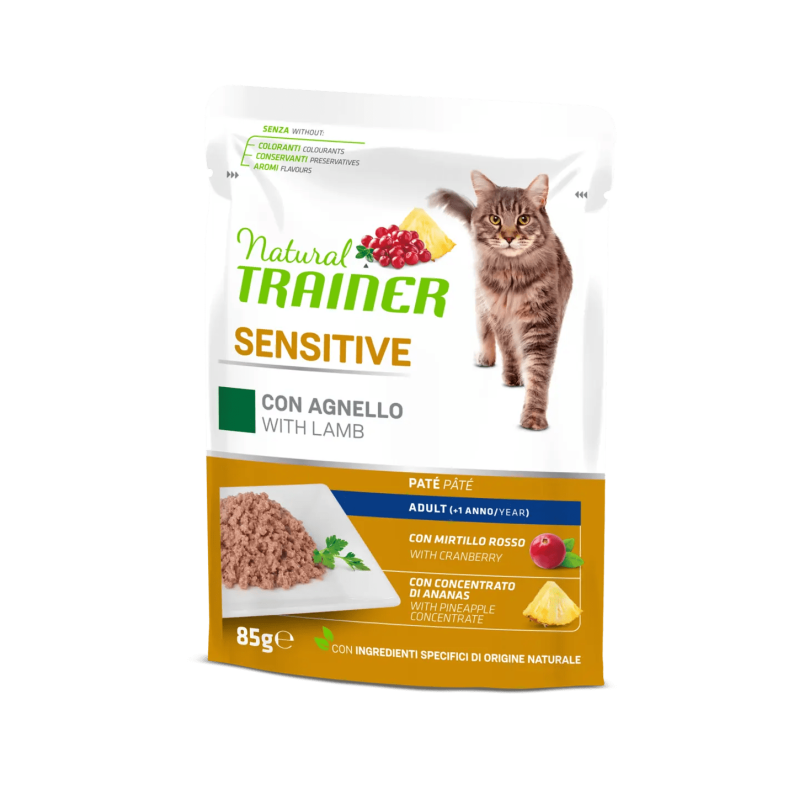 Trainer Sensitive Agnello Busta 85 gr