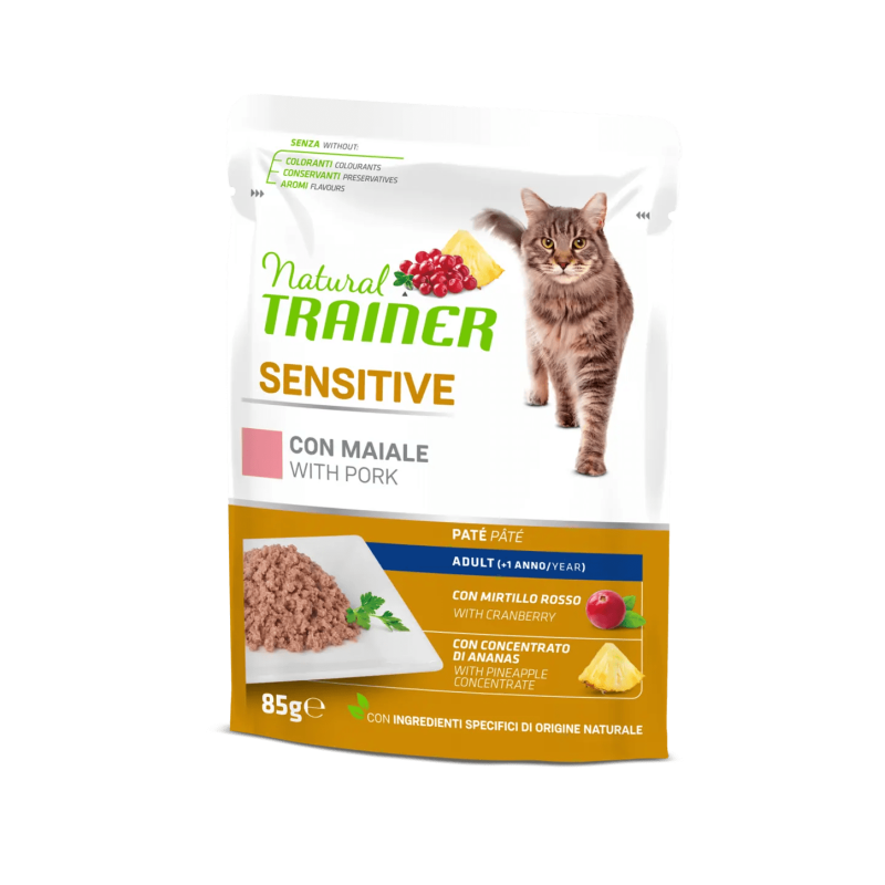 Trainer Sensitive Maiale Busta 85 gr