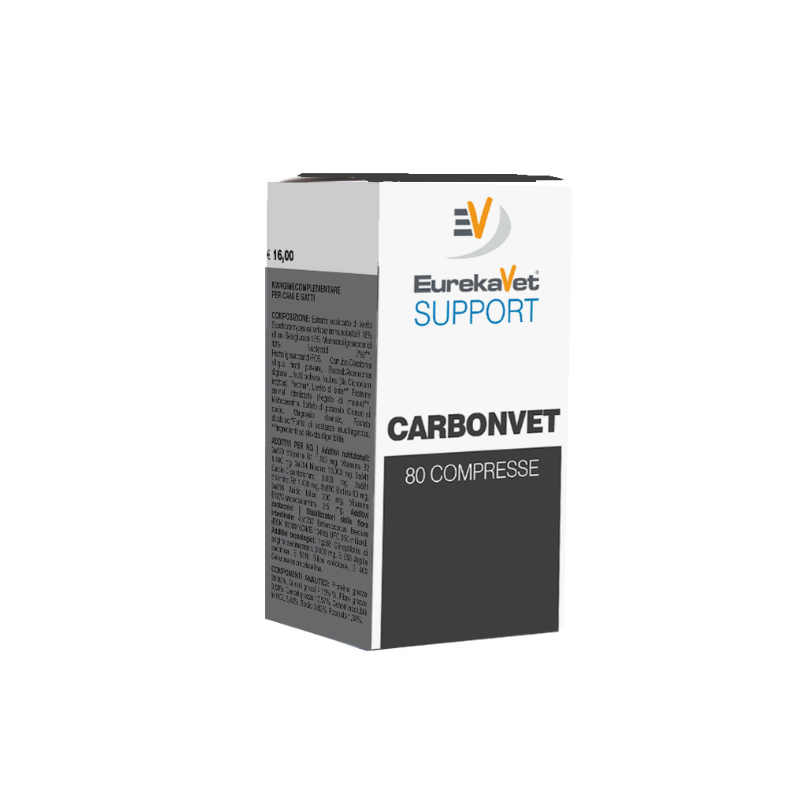 Carbonvet 80 cpr 500 mg