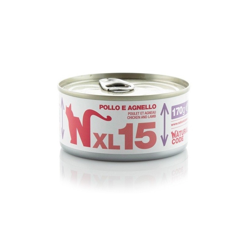 Natural Code XL15 Pollo e Agnello 170 gr