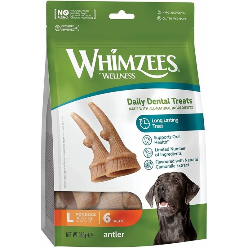 Whimzees Busta Antler L 6 pezzi