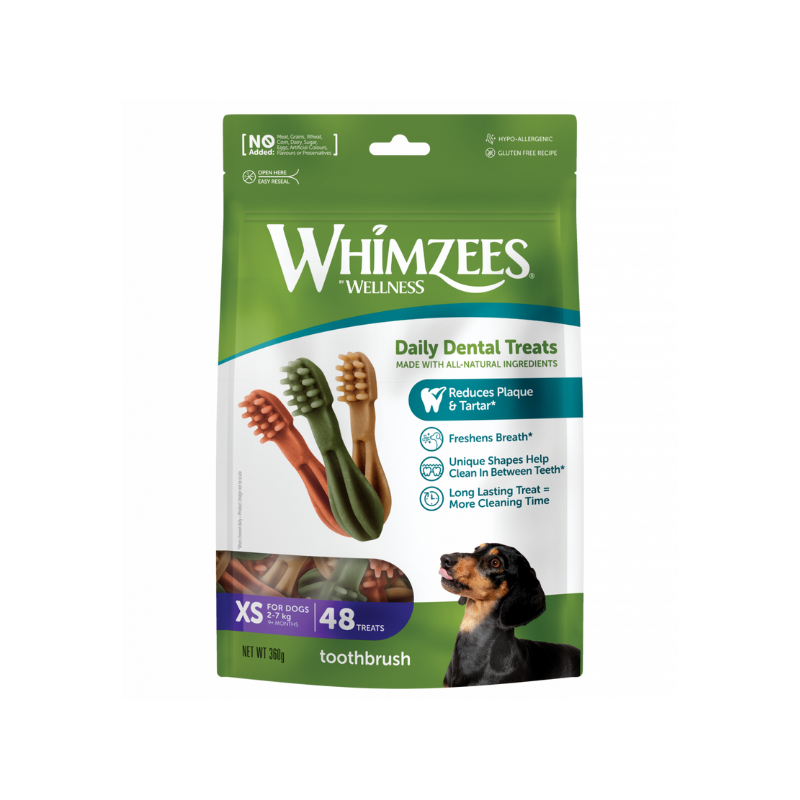 Whimzees Spazzolino XS 48 Pezzi