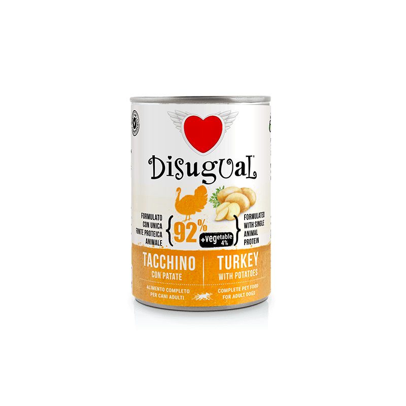 Disugual Vegetable Tacchino e Patate 400 gr