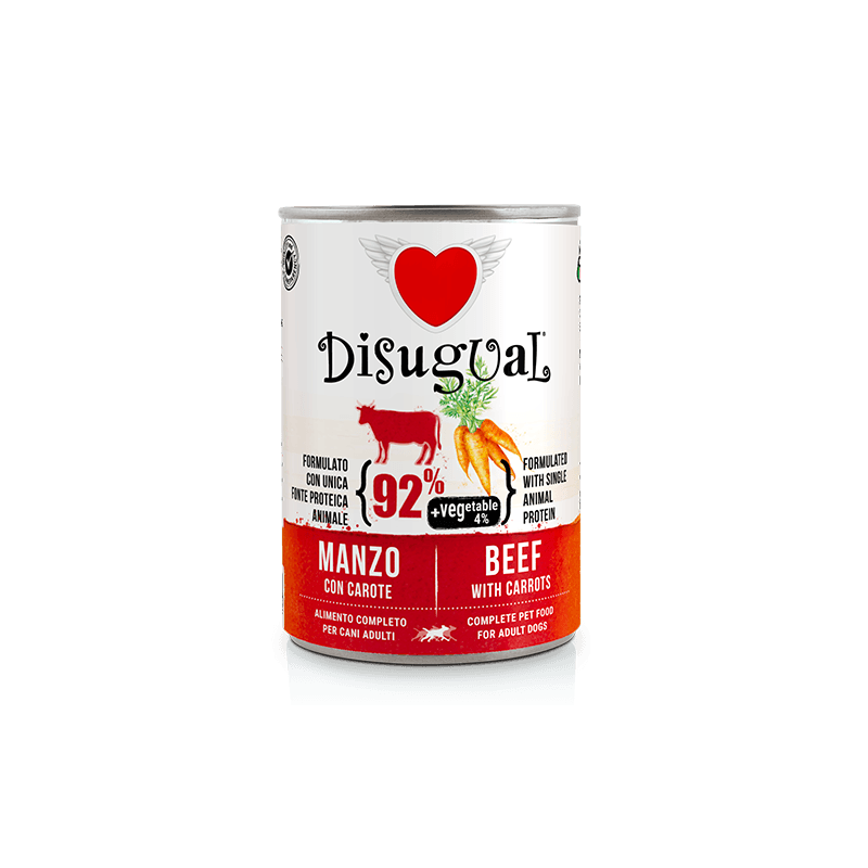 Disugual Vegetable Manzo e Carote 400 gr