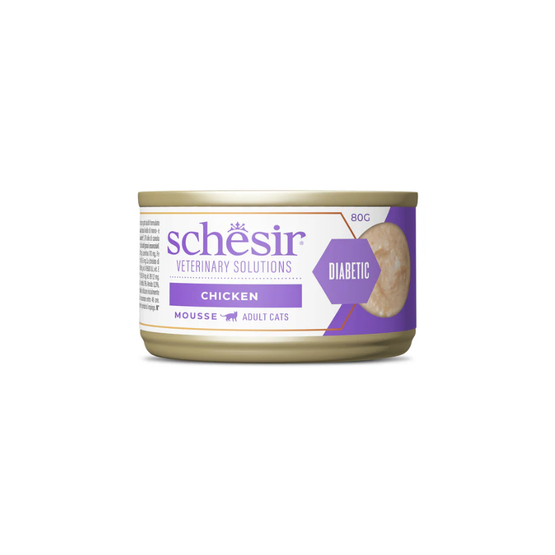 Schesir Veterinary Solution Diabetic Mousse al Pollo 80 gr
