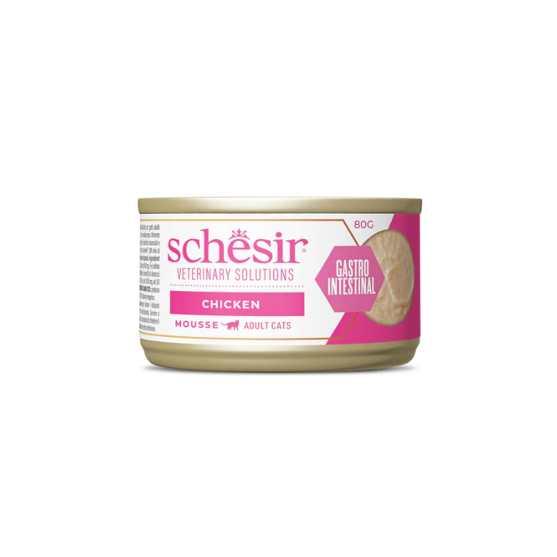 Schesir Veterinary Solution Gastro Intestinal Mousse Tonnetto con Pollo 80 gr