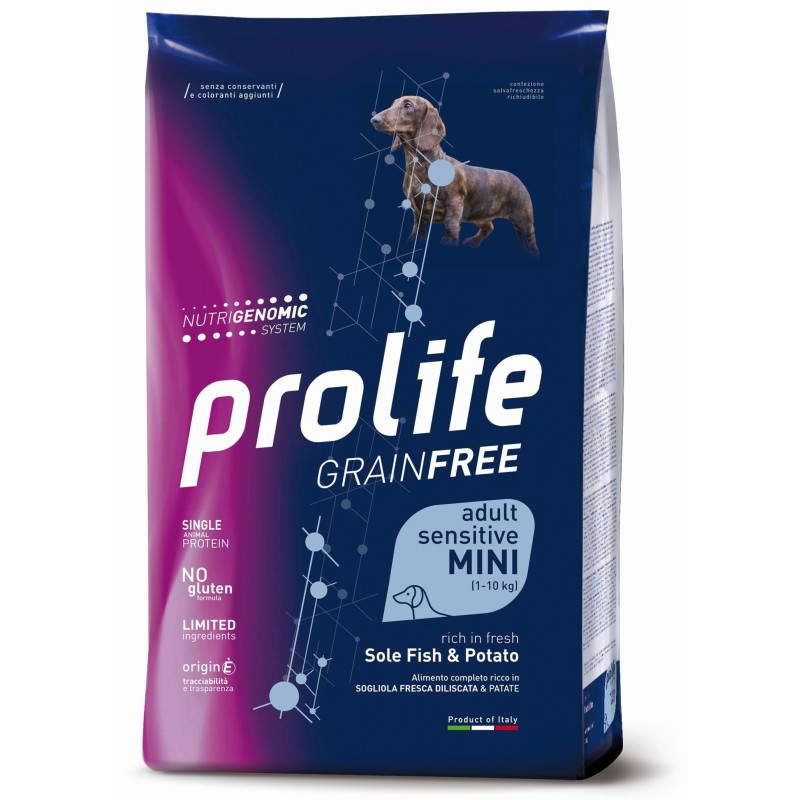 Prolife Grain Free Adult Sensitive Sole Fish & Potato 600 gr