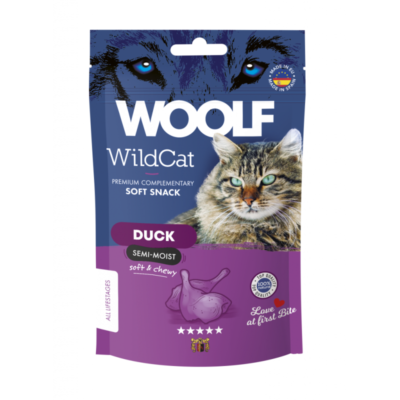 Woolf Snack Wildcat Anatra Soft 50 gr