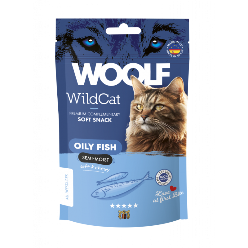 Woolf Snack Wildcat Pesce Azzurro Soft 50 gr