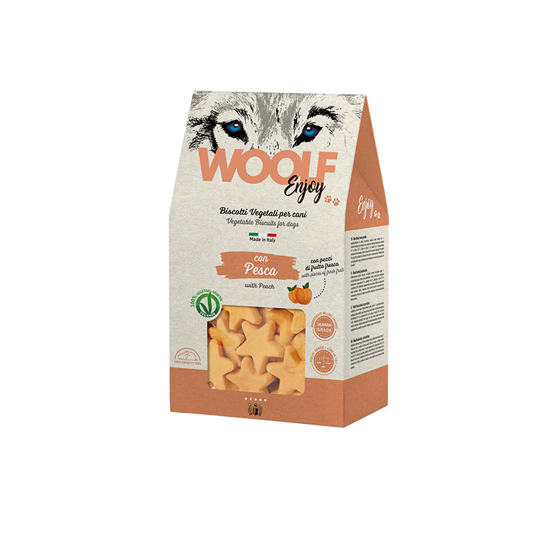 Woolf Biscotti Pesca 400 gr