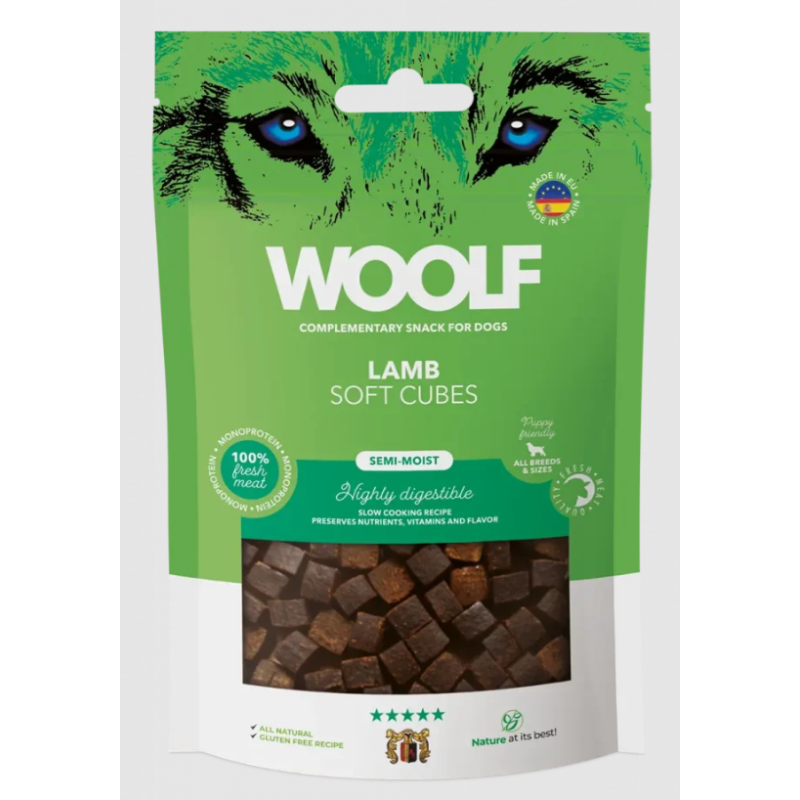 Woolf Soft Cubes Agnello 100 gr