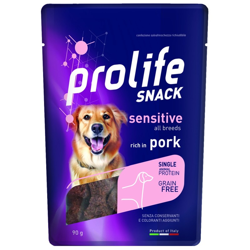 Prolife Snack Sensitive Grain Free - Maiale 90 gr