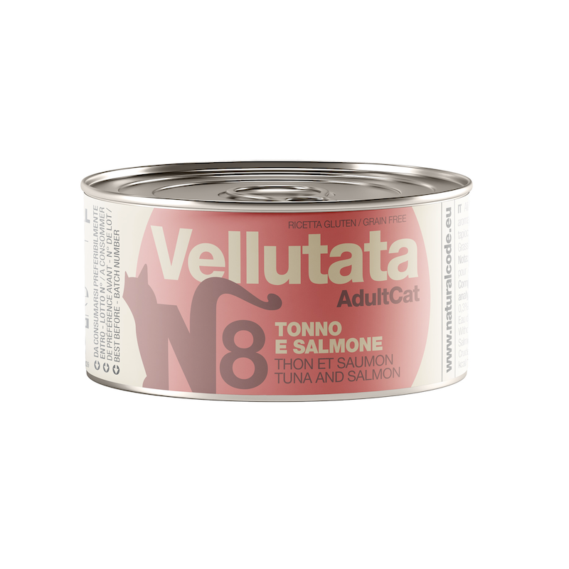08 Vellutata Tonno e Salmone 85 gr