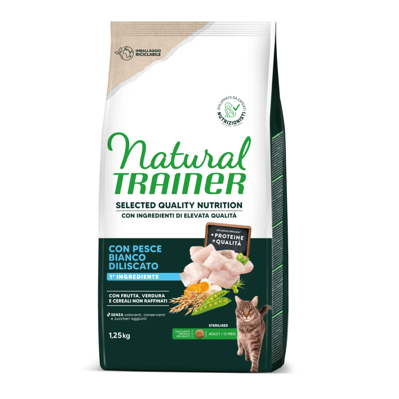 Selected Quality Nutrition Sterilizzato con pesce bianco 1,25 kg