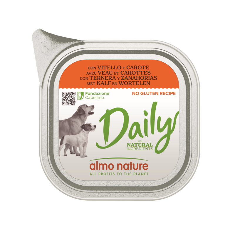 Almo Nature Daily Menu con Vitello e Carote