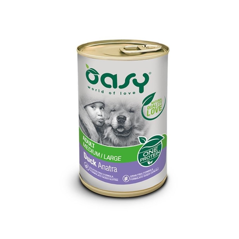 Oasy Adult/Medium Dog Monoproteico Anatra 400 gr